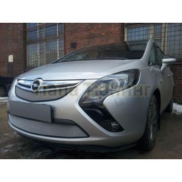 Защита радиатора Opel Zafira Tourer 2012- chrome низ