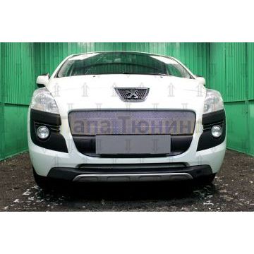 Защита радиатора Peugeot 3008 2009-2013 chrome середина