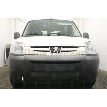 Защита радиатора Peugeot Partner I (рестайлинг) 2002-2012 black низ