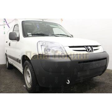 Защита радиатора Peugeot Partner I (рестайлинг) 2002-2012 black низ