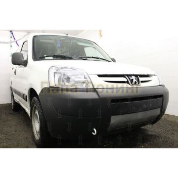 Защита радиатора Peugeot Partner I (рестайлинг) 2002-2012 chrome низ