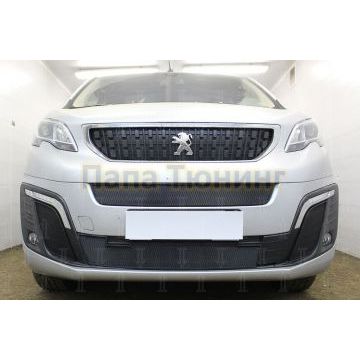 Защита радиатора Peugeot Traveller 2017- боковые black