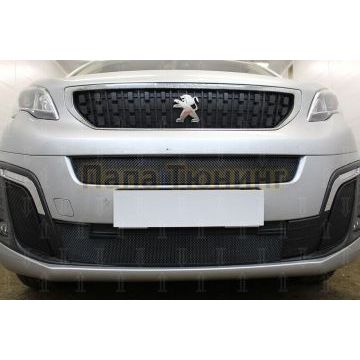 Защита радиатора Peugeot Traveller 2017- боковые black