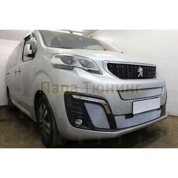 Защита радиатора Peugeot Traveller 2017- боковые chrome