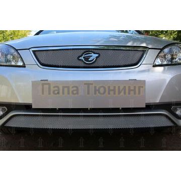 Защита радиатора Ravon Gentra 2015- chrome низ