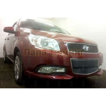 Защита радиатора Ravon Nexia R3 2016- black низ