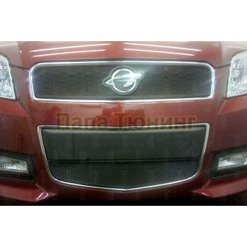 Защита радиатора Ravon Nexia R3 2016- black низ