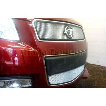 Защита радиатора Ravon Nexia R3 2016- chrome низ