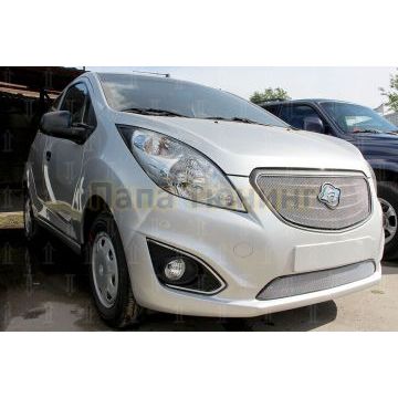 Защита радиатора Ravon R2 2016- (кроме Элеганс) chrome низ