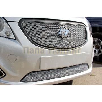 Защита радиатора Ravon R2 2016- (кроме Элеганс) chrome низ