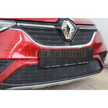 Защита радиатора Renault Arkana 2018- black низ