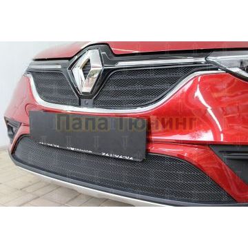 Защита радиатора Renault Arkana 2018- black низ