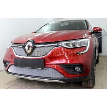 Защита радиатора Renault Arkana 2018- chrome низ