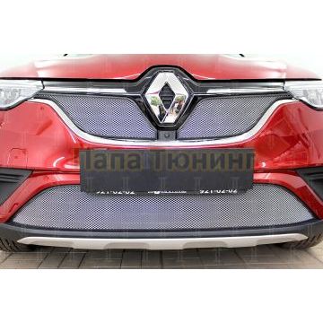 Защита радиатора Renault Arkana 2018- chrome низ