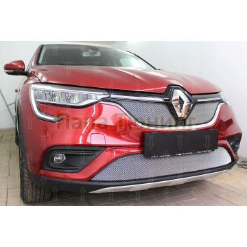 Защита радиатора Renault Arkana 2018- chrome низ
