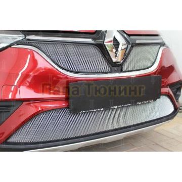 Защита радиатора Renault Arkana 2018- chrome низ