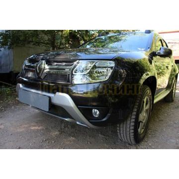 Защита радиатора Renault Duster 2015- black низ