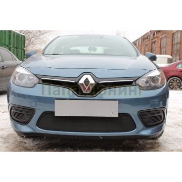 Защита радиатора Renault Fluence I 2009-2013 black низ