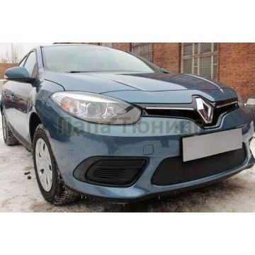 Защита радиатора Renault Fluence I 2009-2013 black низ