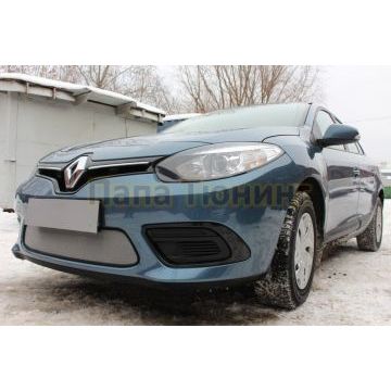 Защита радиатора Renault Fluence I 2009-2013 chrome низ