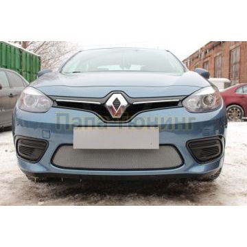 Защита радиатора Renault Fluence I 2009-2013 chrome низ