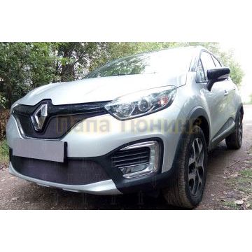 Защита радиатора Renault Kaptur 2016- black низ