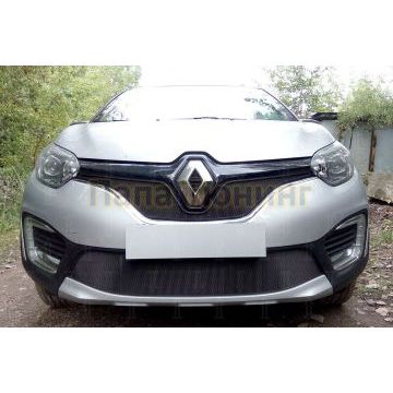 Защита радиатора Renault Kaptur 2016- black низ