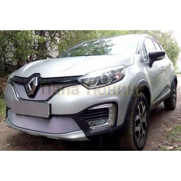 Защита радиатора Renault Kaptur 2016- chrome низ