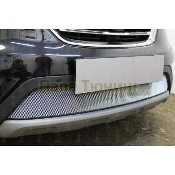 Защита радиатора Renault Koleos II 2016- chrome