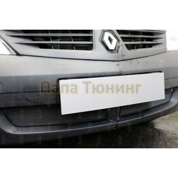 Защита радиатора Renault Logan 2004-2009 black низ