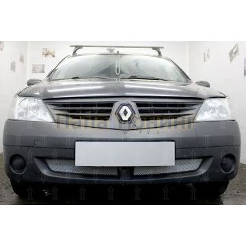 Защита радиатора Renault Logan 2004-2009 chrome низ