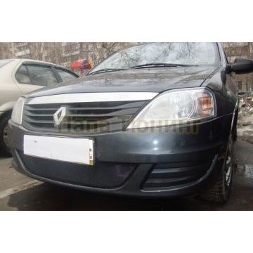 Защита радиатора Renault Logan 2010-2014 black