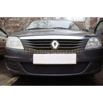 Защита радиатора Renault Logan 2010-2014 black