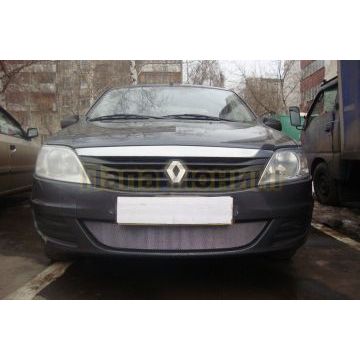 Защита радиатора Renault Logan 2010-2014 chrome