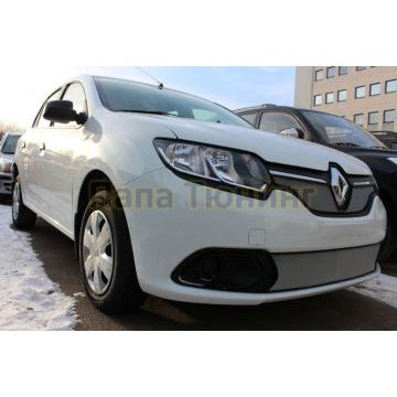 Защита радиатора Renault Logan 2018- / Renault Sandero 2018- chrome низ