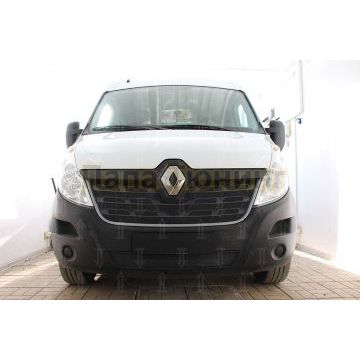 Защита радиатора Renault Master 2014- black низ