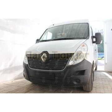 Защита радиатора Renault Master 2014- black низ