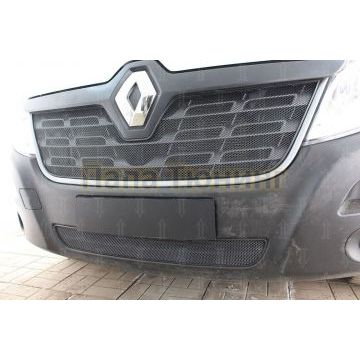 Защита радиатора Renault Master 2014- black низ