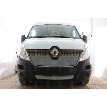 Защита радиатора Renault Master 2014- chrome низ