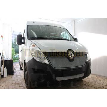 Защита радиатора Renault Master 2014- chrome низ