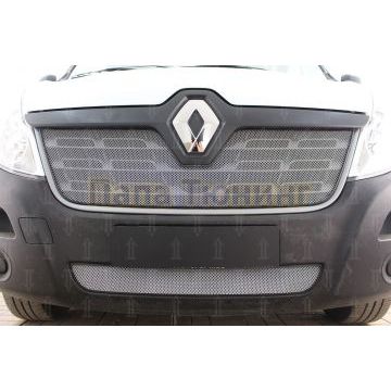 Защита радиатора Renault Master 2014- chrome низ