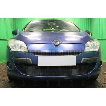 Защита радиатора Renault Megane III 2009-2012 black низ