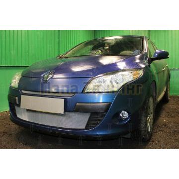 Защита радиатора Renault Megane III 2009-2012 chrome низ