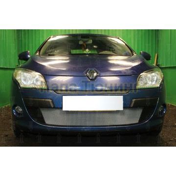 Защита радиатора Renault Megane III 2009-2012 chrome низ