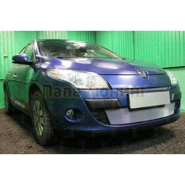 Защита радиатора Renault Megane III 2009-2012 chrome низ