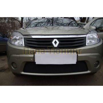 Защита радиатора Renault Sandero 2010-2014 black