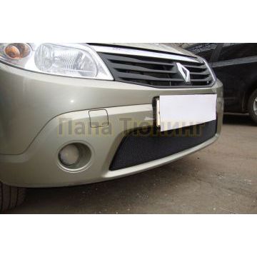 Защита радиатора Renault Sandero 2010-2014 black