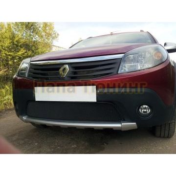 Защита радиатора Renault Sandero Stepway 2010-2014 black
