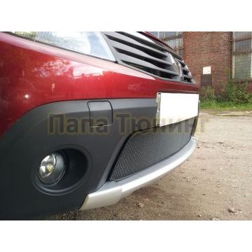 Защита радиатора Renault Sandero Stepway 2010-2014 black