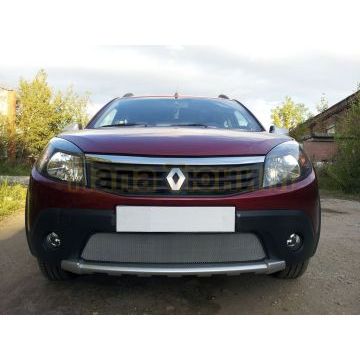 Защита радиатора Renault Sandero Stepway 2010-2014 chrome